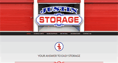 Desktop Screenshot of justinstorage.com